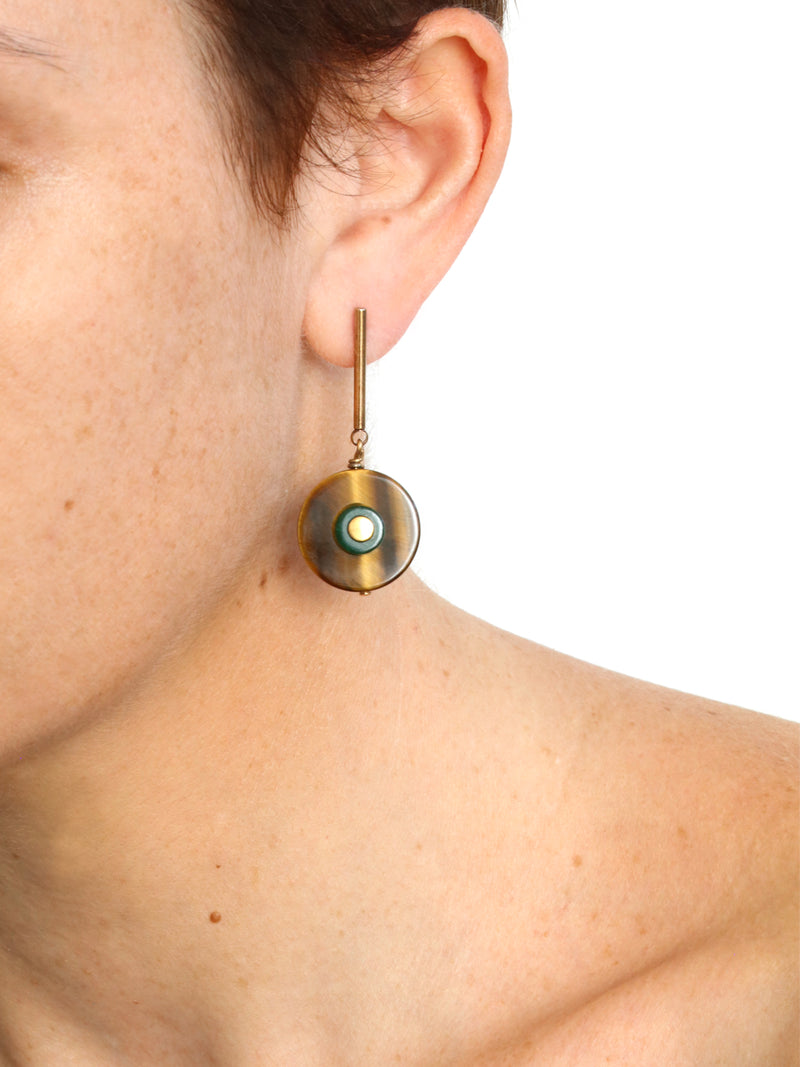 Orecchini Tiger Eye Candy