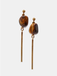 Orecchini Tiger Eye Nuggets